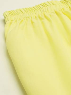 Yellow Embroidered Unstitched Dress Material 3