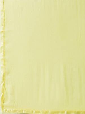 Yellow Embroidered Unstitched Dress Material 4