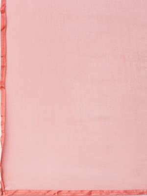 Pink Embroidered Unstitched Dress Material 4
