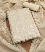 Ethnic Motifs Embroidered Unstitched Dress Material
