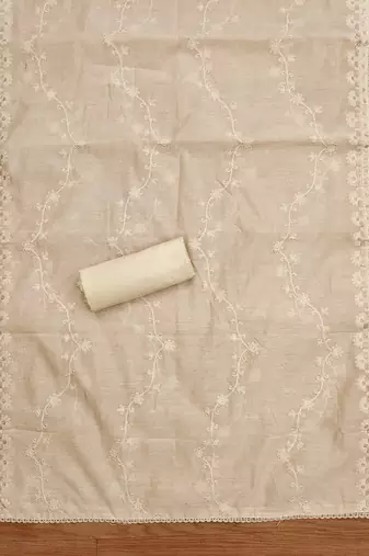 Ethnic Motifs Embroidered Unstitched Dress Material