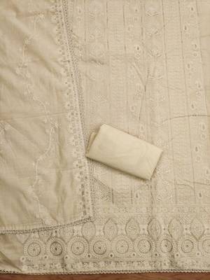 Ethnic Motifs Embroidered Unstitched Dress Material 4