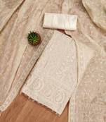 Floral Embroidered Sequinned Unstitched Dress Material