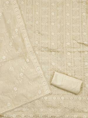 Embroidered Unstitched Dress Material 3