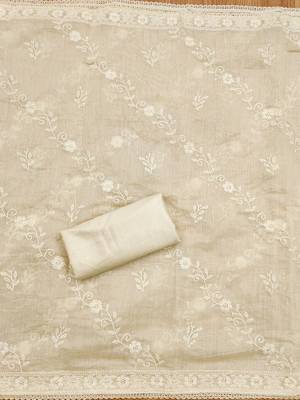 Embroidered Unstitched Dress Material 4