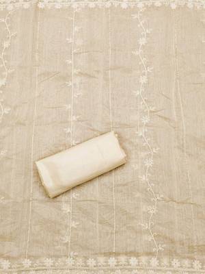 Floral Embroidered Unstitched Dress Material 4