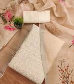 Floral Embroidered Unstitched Dress Material