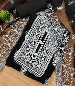 Embroidered Organza Unstitched Dress Material
