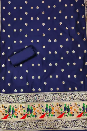 Woven Design Unstitched Dress Material