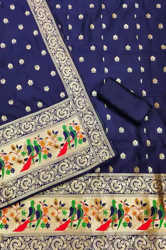 Woven Design Unstitched Dress Material