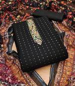 Embroidered Unstitched Dress Material