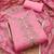 Embroidered Art Silk Unstitched Dress Material