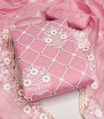 Embroidered Unstitched Dress Material