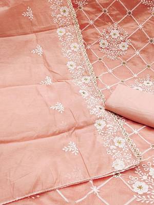 Embroidered Unstitched Dress Material 5