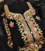 Embroidered Unstitched Dress Material
