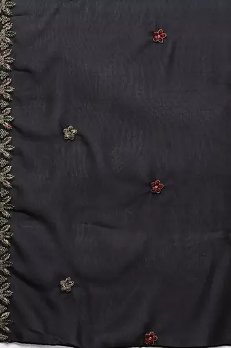 Embroidered Unstitched Dress Material