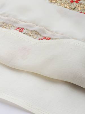 Embroidered Unstitched Dress Material 4