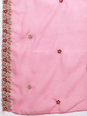 Embroidered Unstitched Dress Material 3