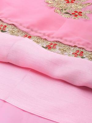 Embroidered Unstitched Dress Material 4