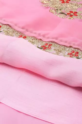 Embroidered Unstitched Dress Material