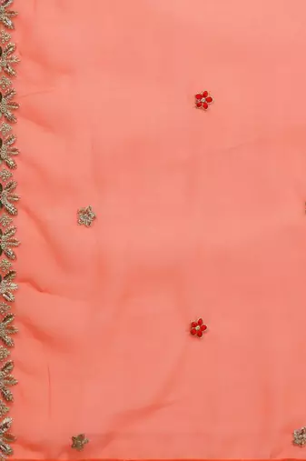Embroidered Unstitched Dress Material