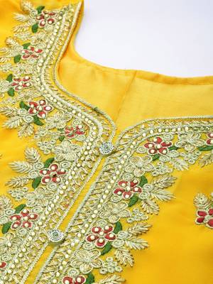 Embroidered Unstitched Dress Material 2