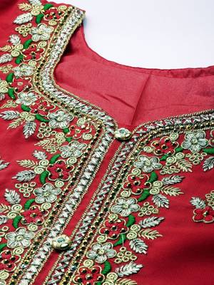 Embroidered Unstitched Dress Material 2