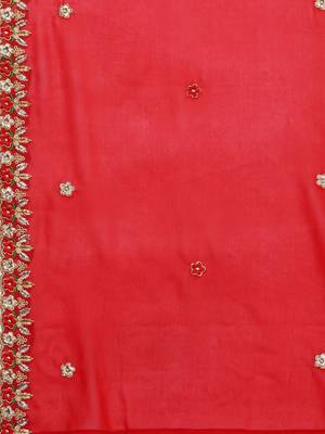 Embroidered Unstitched Dress Material 3