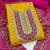 Ethnic Motifs Embroidered Sequinned Chanderi Butti Silk Unstitched Dress Material