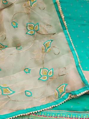 Embroidered Unstitched Dress Material 5