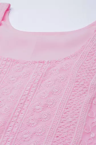 Embroidered Unstitched Dress Material