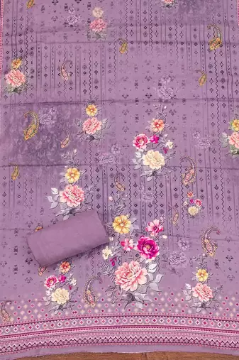 Printed Unstitched Dress Material