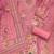 Floral Printed Mirror Work Unstitched Dress Material