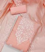 Floral Embroidered Unstitched Dress Material