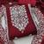 Embroidered Art Silk Unstitched Dress Material