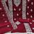 Embroidered Art Silk Unstitched Dress Material