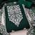 Embroidered Art Silk Unstitched Dress Material