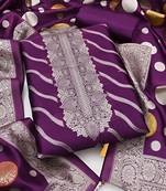 organza unstitched dress material