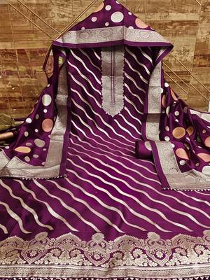 organza unstitched dress material 2