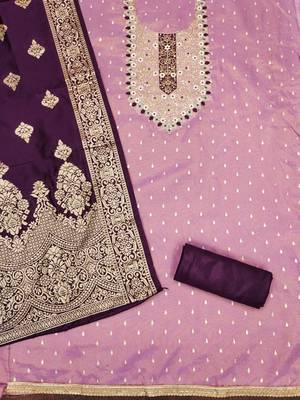 Embroidered Unstitched Dress Material 2