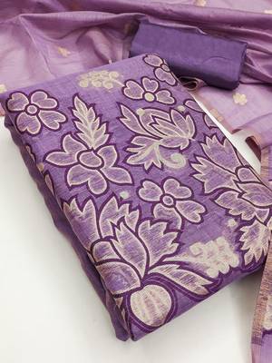 Embroidered Unstitched Dress Material 2