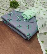 Geometric Printed Unstitched Dress Material