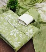 printed cotton unstitched dress material