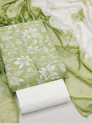 printed cotton unstitched dress material 2