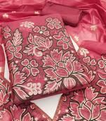 embroidered unstitched dress material