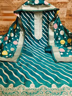 organza unstitched dress material 2