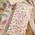 embellished linen semi-stitched dress material