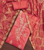 embellished unstitched dress material