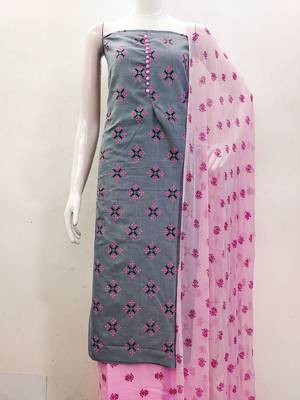 ethnic motifs printed unstitched dress material 5