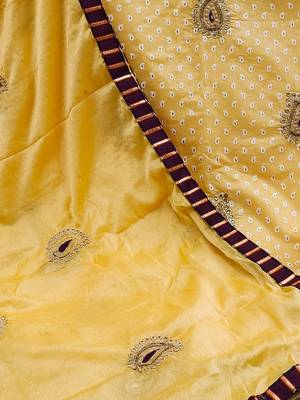 paisley embellished unstitched dress material 5